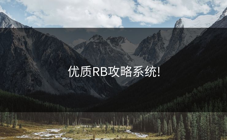 优质RB攻略系统!